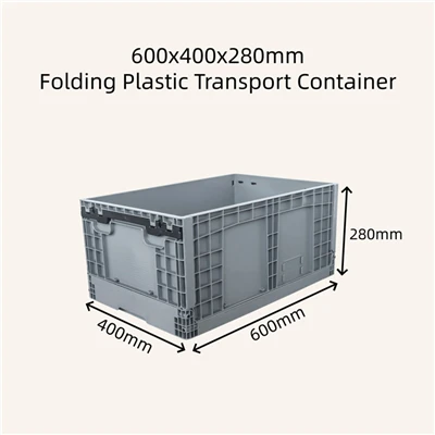 Zložljiv plastični transportni zaboj
